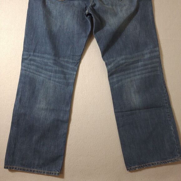 Banana Republic Jeans Mens 36x32 Blue Denim Relaxed Fit Straight Leg Casual - Picture 12 of 12